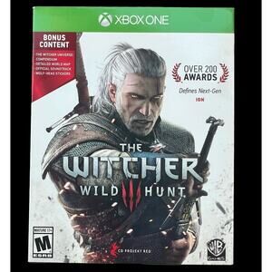 The Witcher: Wild Hunt For Xbox One - With Map and Soundtrack CD Disc Microsoft